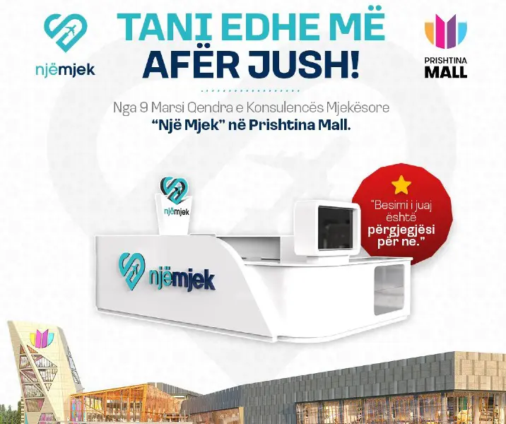 Hapet Qendra e Konsulencës Mjekësore “Një Mjek” në Prishtina Mall