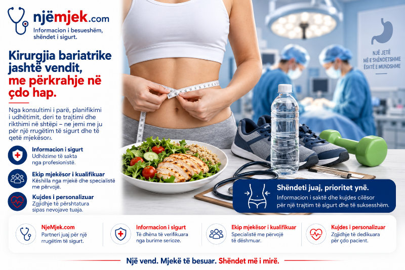 7 hapa para kirurgjisë bariatrike 7 hapa para kirurgjisë bariatrike