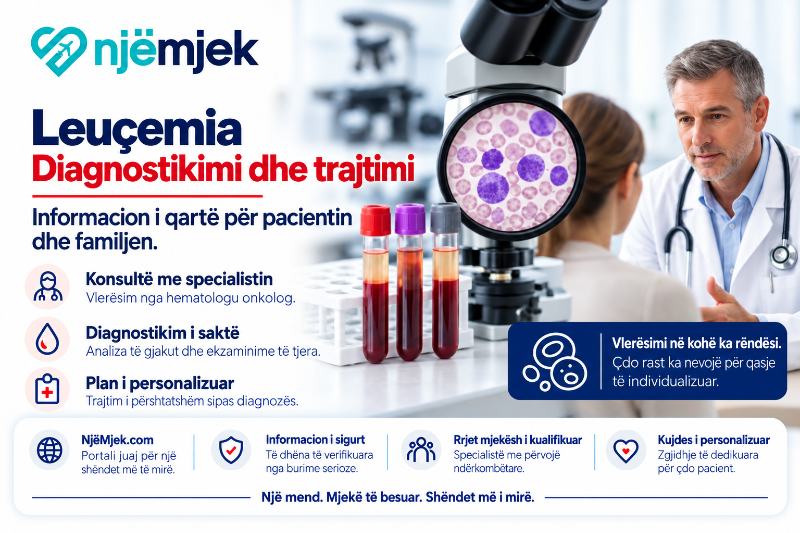 Leuçemia: shenjat, diagnoza dhe trajtimi Leuçemia: shenjat, diagnoza dhe trajtimi