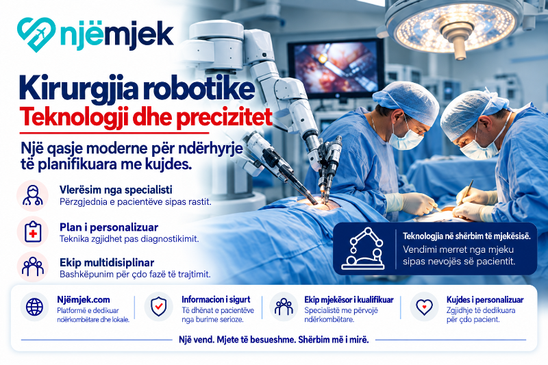 Kirurgji robotike apo kirurgji klasike? Kirurgji robotike apo kirurgji klasike?